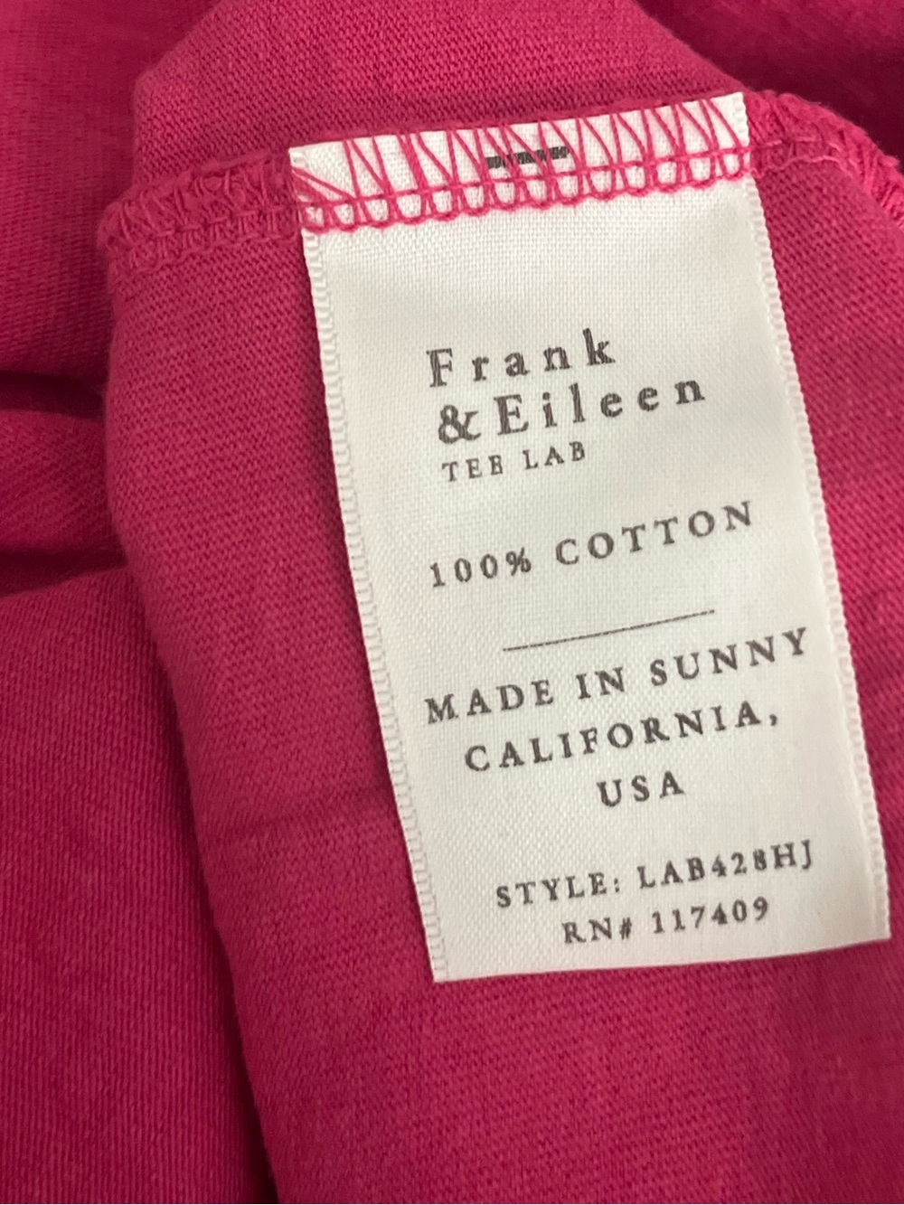 Frank & Eileen Lauren Polo Dress Heritage Jersey Hot Pink Magenta - Picture 9 of 9